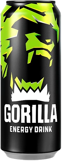 Напиток энергетический Gorilla б/а тониз. сильногаз. ж/б 0,45л