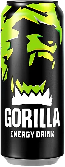 Напиток энергетический Gorilla б/а тониз. сильногаз. ж/б 0,45л
