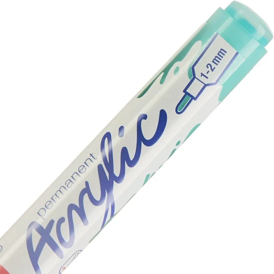 Набор акриловых маркеров Edding кругл.нак. 1-2 мм,  6 шт в наборе