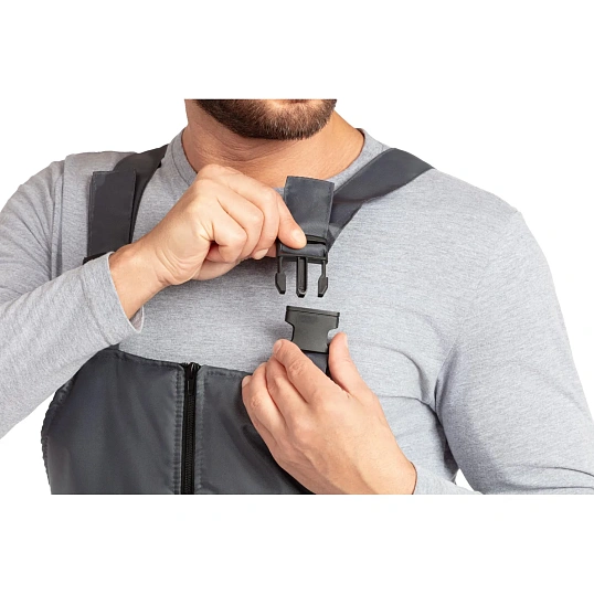 Полукомбинезон рабочий зимний мужской з47-ПК серый (р.60-62) 182-188