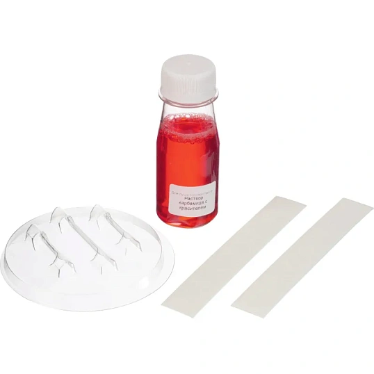 Набор для опытов Лучистые кристаллы Малиновый кристалл, Лк-008