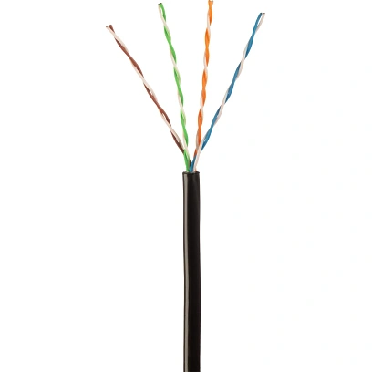 Кабель BigTech BT-CECR-006 медь UTP 4пары, кат.5e AWG24 PE Outdoor 305м чер