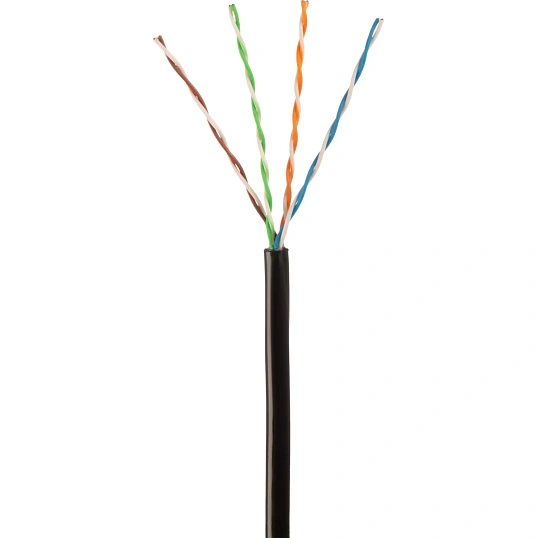 Кабель BigTech BT-CECR-006 медь UTP 4пары, кат.5e AWG24 PE Outdoor 305м чер