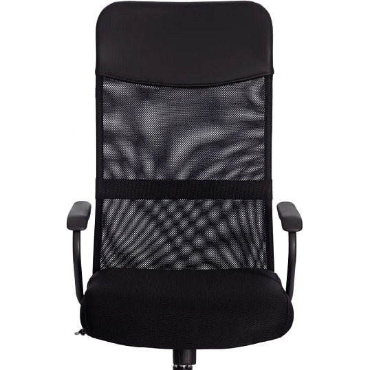 Кресло UT_Easy Chair 618 сетка/кож.зам, черный, 36-6/W-11