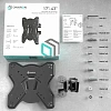 Кронштейн для телевизора Onkron 17-43 наклонно-поворотный, черный M3S