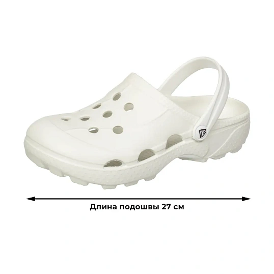 Сабо женские EVART Ола белый/белый р.41