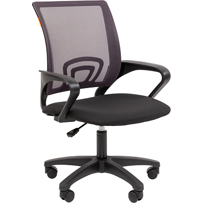 Кресло VT_Chairman 696 сетка/ткань LT TW-04 серый пластик