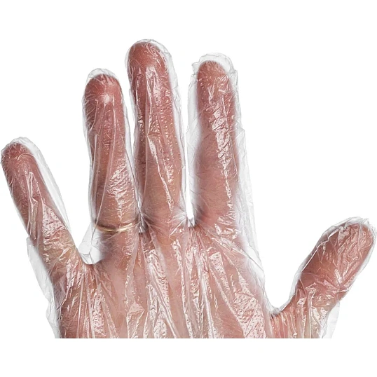 Перчатки одноразовые полиэт.н/о прозрач р-р унив.5000пар/тр.уп,ПС