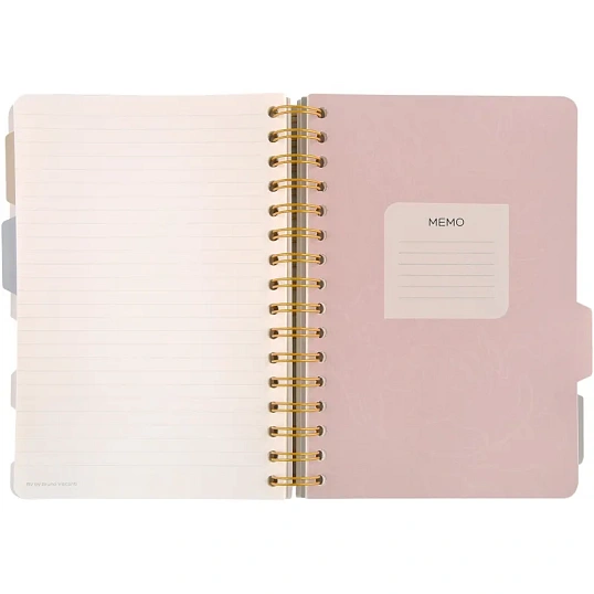 Блокнот А5,120Л, ART JOURNALС РАЗДЕЛИТЕЛЯМИ Гранат,3-567/16