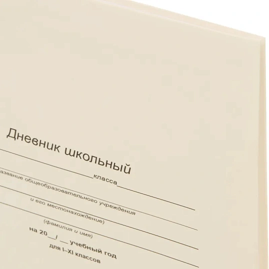 Дневник школьный 40л. БЕЛЫЙ-1, 1-11 классы, Д40-6883