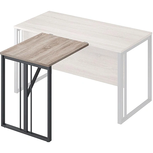 Брифинг Комус Мебель К-Loft Director 241B002 700х600х752 дуб сон темн/черн