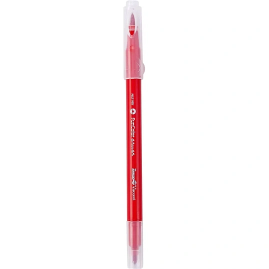 Фломастеры КИСТОЧКИ ДВУСТОРОННИЕ FUNCOLOR 12цв,в пластиковом пенале 32-0047