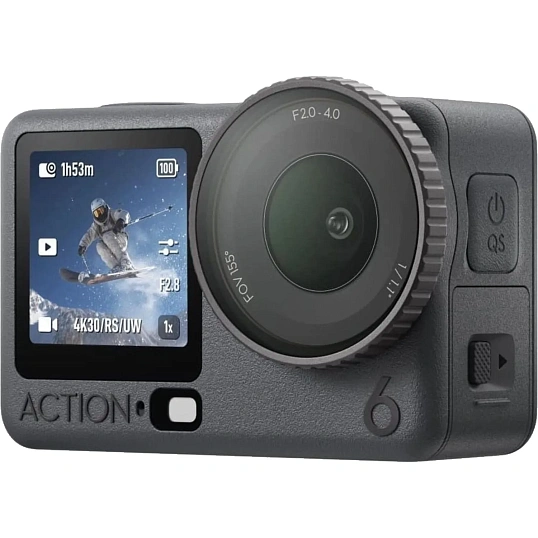 Экшн-камера Dji Osmo Action 6 Standard Combo, 1xCMOS 38Mpix, черный