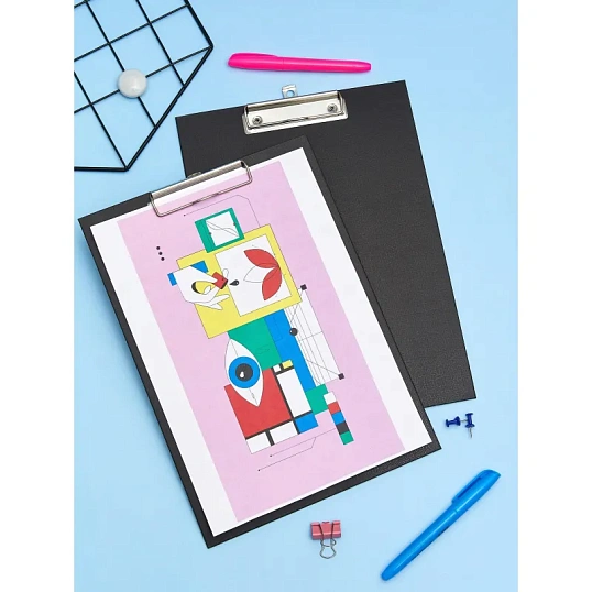 Папка-планшет д/бумаг Attache 560090 A4 черный