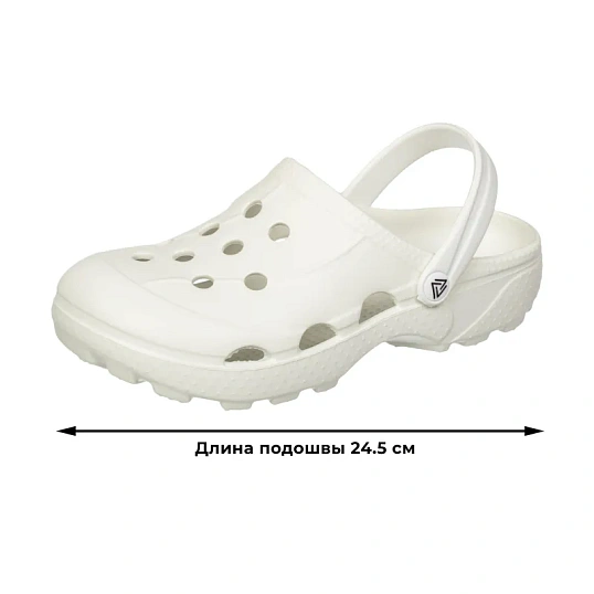 Сабо женские EVART Ола белый/белый р.38