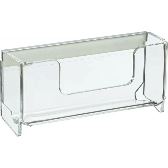 Подставка настольная /настенная Attache 95х45х25мм на скот для визит акрил