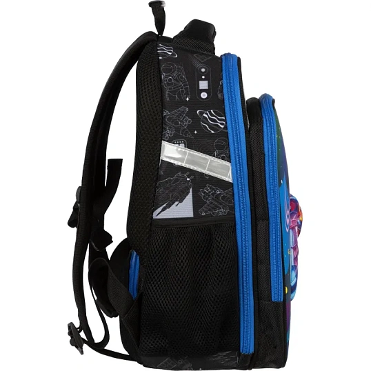 Ранец Комус Класс Stright 3D Косм. путешествия, св/диоды, 2 отд, эргоном