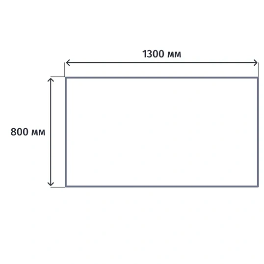 Стол письменный IN Рондо СТ 2-13 (1) дуб альпийский 1300х800х755