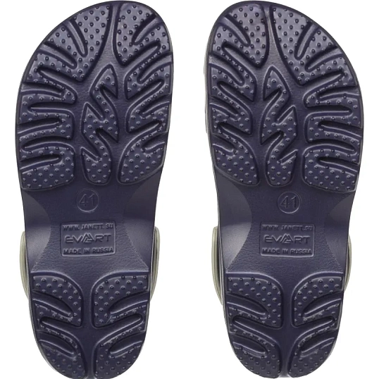 Сабо мужские EVART Ола фиолетово-синий/дымчатый серый р.45