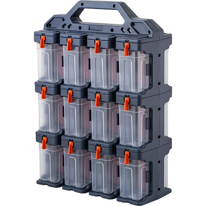 Органайзер Blocker Expert модульный, 24 модуля серо/оранж. BR395112026