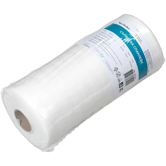 Салфетка Спанлейс Классик Белый 20х20 см 100 шт/рул