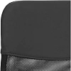 Кресло ТЧ Комус Мебель Easy Chair 619, сетка/экокожа, черный, хром