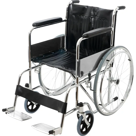 Кресло-коляска , литые колеса, до 110кг, ш.с.46см, Barry A1