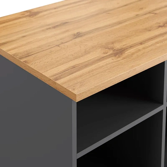 Тумба для оргтехники К-Loft 241T004 дуб натур./графит