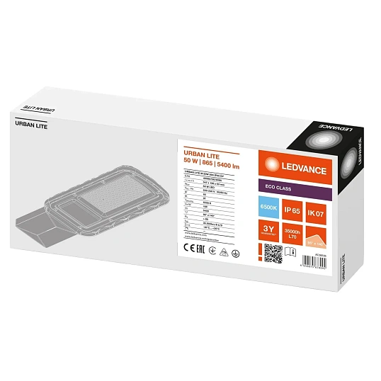 Светильник светодиодный уличный LEDVANCE Urban 50 Вт 220-240В 6500К IP65