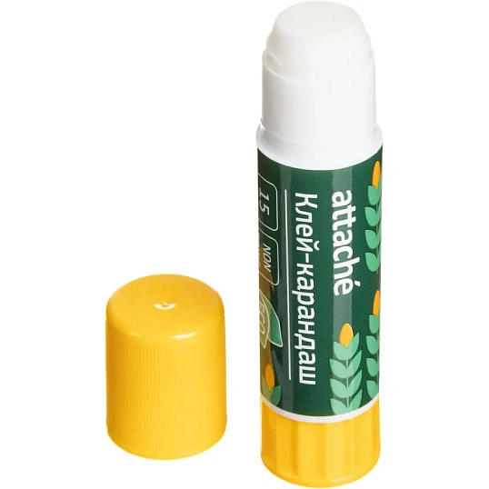 Клей-карандаш на натуральной основе 15г Attache