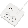 Удлинитель Power Cube, 2р/1.9м выкл.,3USB, 3.5кВт, 16А,3x1,0 белый(PC-1-2M)