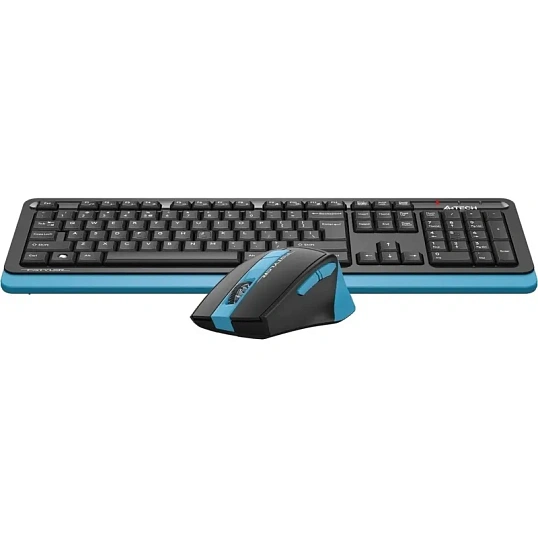 Набор клавиатура+мышь A4Tech Fstyler FG1035 NAVY BLUE USB беспров.чер/син