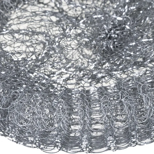 Губка-мочалка спираль металлическая Luscan 110х110х40мм 40г