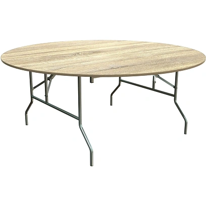 Стол обеденный Дельта (Ф1800), П1.66.16 ДВ, h750, металлик, дуб сонома