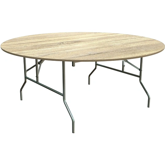 Стол обеденный Дельта (Ф1800), П1.66.16 ДВ, h750, металлик, дуб сонома