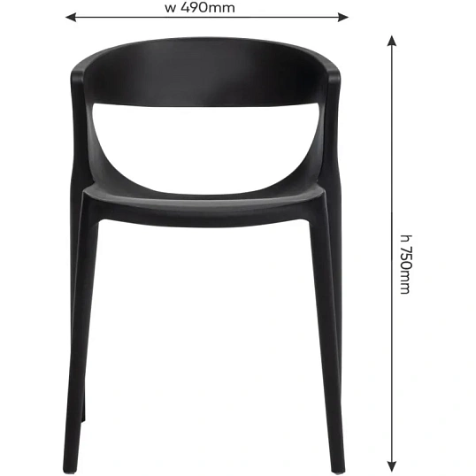 Стул CT_ EVOK черный