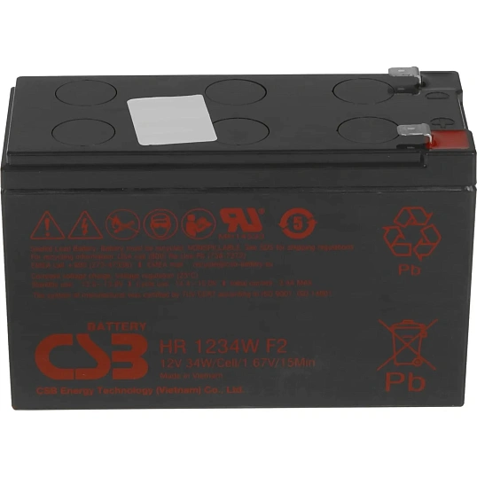 Батарея для ИБП CSB серия HR, HR1234W F2, 12В/8.5Ач