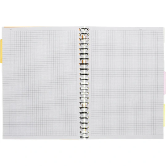 Бизнес-тетрадь 140л,кл,А4,SPIRAL BOOK Салатовый,евросп,обл.пл,раздел.84102