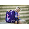 Ранец  3D Dino princess, 2 отд., эргоном. спинка
