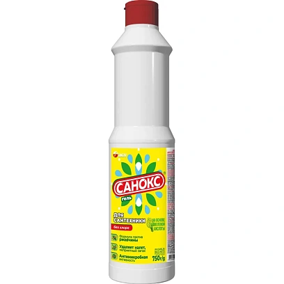 Средство для сантехники САНОКС гель 750 гр