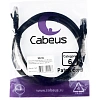 Патч-корд Cabeus PC-UTP-RJ45-Cat.6-2m-BK-LSZH U/UTP, кат6,2xRJ45/8p8c,черн