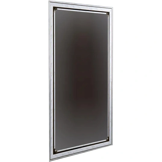 Зеркало МГЛ_ настенное 121 (500x800) багет ПВХ белый