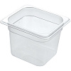 Гастроемкость Restola полипроп 176х162 1/6х6'' 150мм , прозрачн,422102101