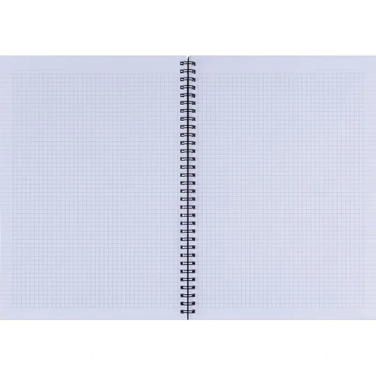 Тетрадь общая, BS, А4, 96л., клетка, мягкий, спираль. Flora, инжир, N4283