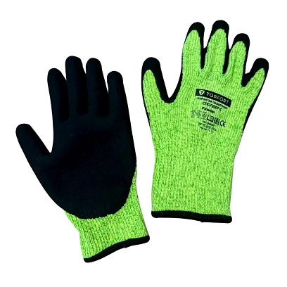 Перчатки TOPFORT ут. от порез. и прокол. с нитр. покр. Фриз Сполдер С р. 10