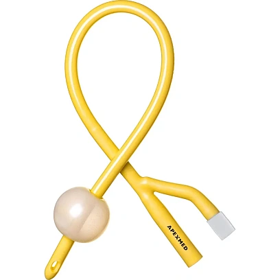 Катетер урологический Фолея 2-х ход, 26см СН/FR 12 Apex 0303-01-12, 10шт/уп