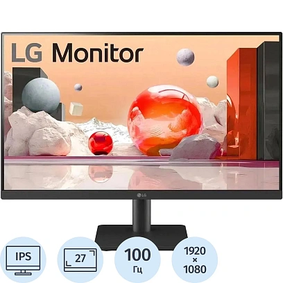 Монитор LG  27MS500-B (27MS500-B.ARUZ)27/FHD/IPS/100Hz/250cd/5ms/HDMI