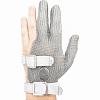 Перчатка кольчужная Certaflex Prima 3-палая с ремешком TPU р.S,ЧЕРКИЗОВО