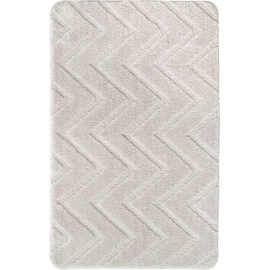 Коврик интерьерный 50х80 см, Зигзаг, микрофибра