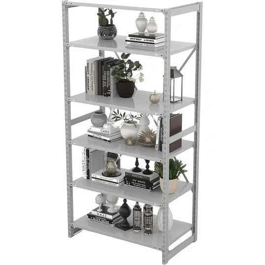 Стеллаж металлический ГТС_ТСУ Универсал, 2200x1060x500, Полки: 6 шт. метал